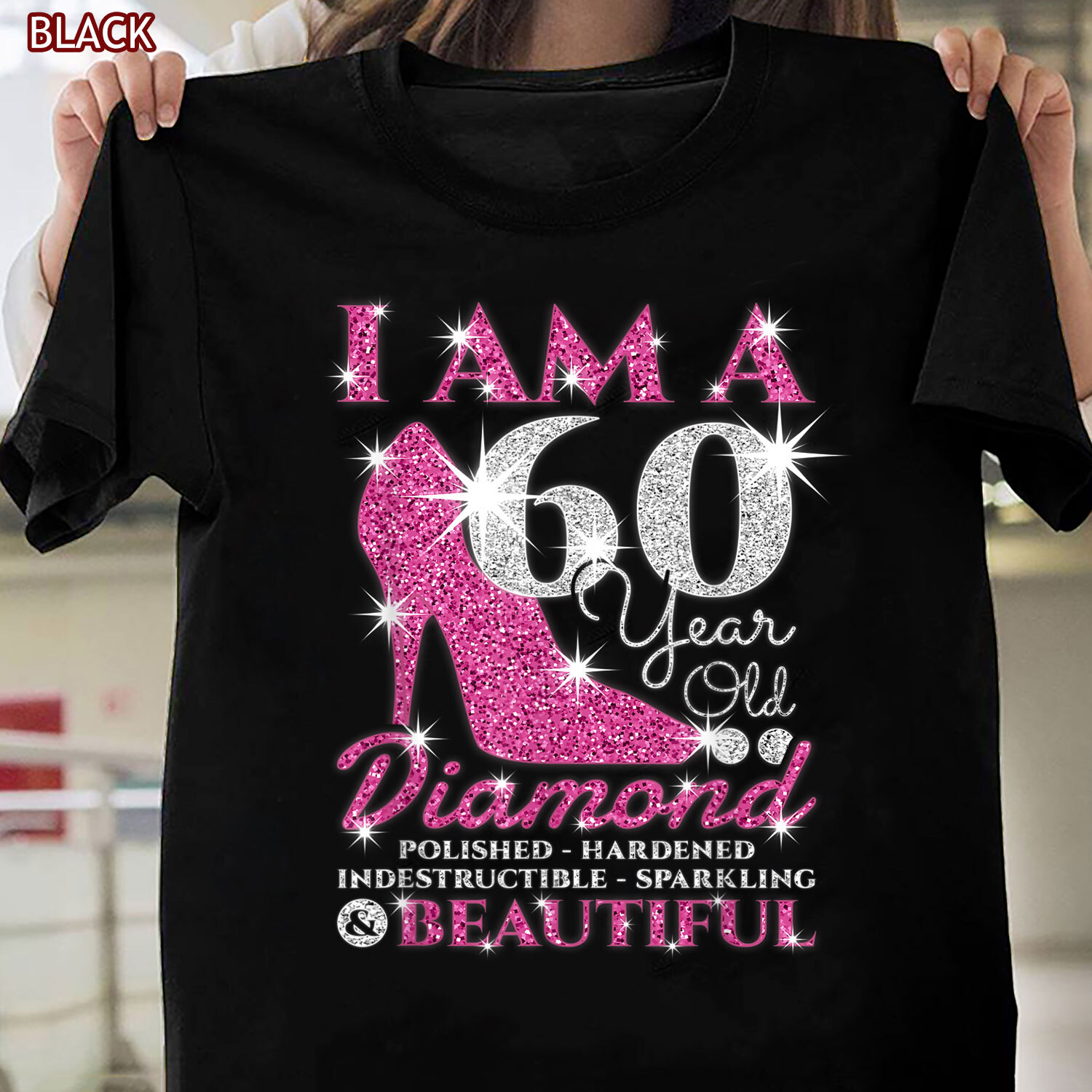 I Am A 60 Year Old Diamond, Womens 60th Birthday T-Shirt, Gift For Girl, Women gallery