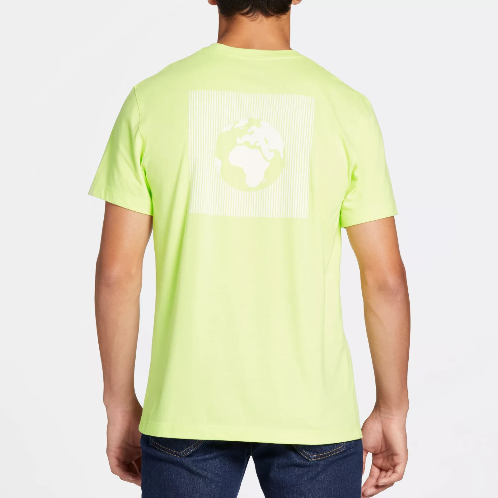 Alpine Design Men's Short Sleeve EARTH Graphic T-Shirt, Lime Green - LARGE gallery