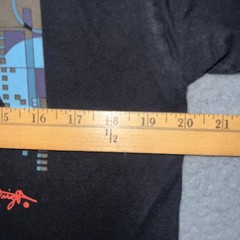 VTG Frank Loyd Wright Chicago T Shirt Men’s Size M Black Skyline Great City Tee