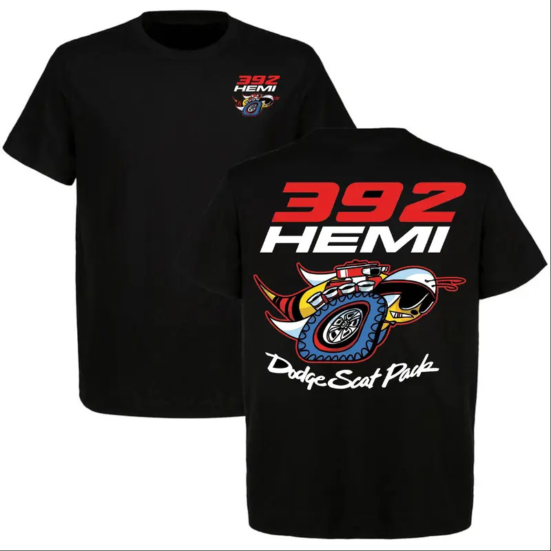 392 HEMI Dodge Scat Pack T-Shirt Bee Graphic Tee Mopar Muscle Car Racing Shirt C gallery