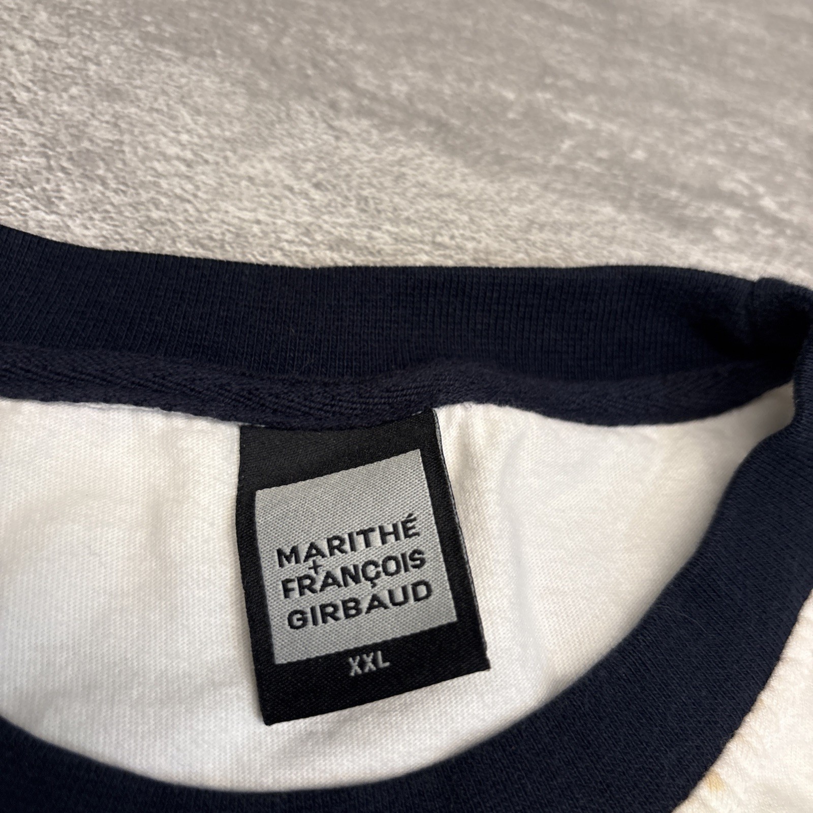 Marithe Francois Girbaud Shirt Mens White Long Sleeve MFG 38 Graphic 2XL gallery