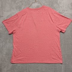 Broken Threads Cotton Blend 3 Button Henley T-Shirt Pink Short Sleeve Men 3X