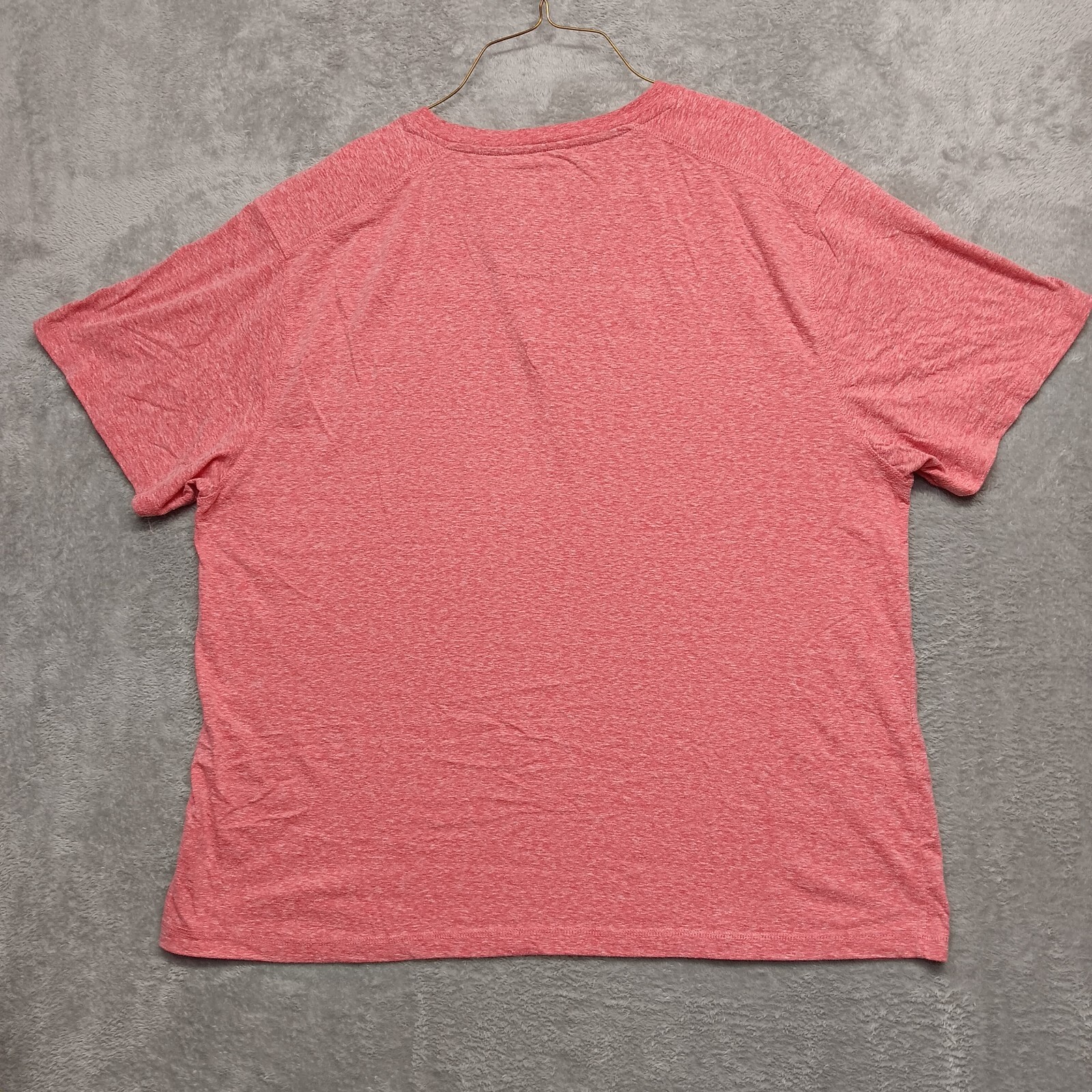 Broken Threads Cotton Blend 3 Button Henley T-Shirt Pink Short Sleeve Men 3X gallery