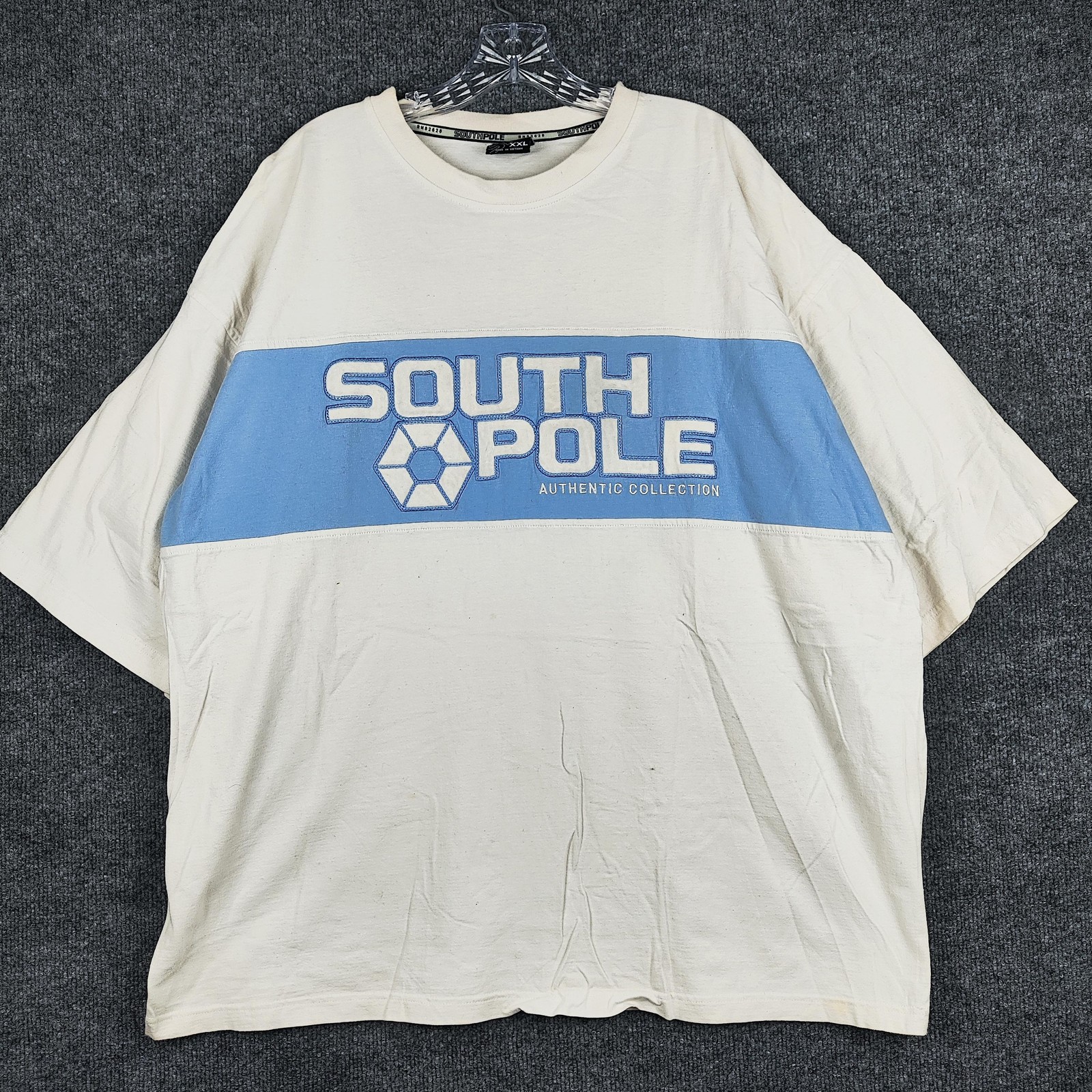 Southpole Shirt Mens 2XL White Blue Graphic Tee Streetwear Authentic Collection gallery