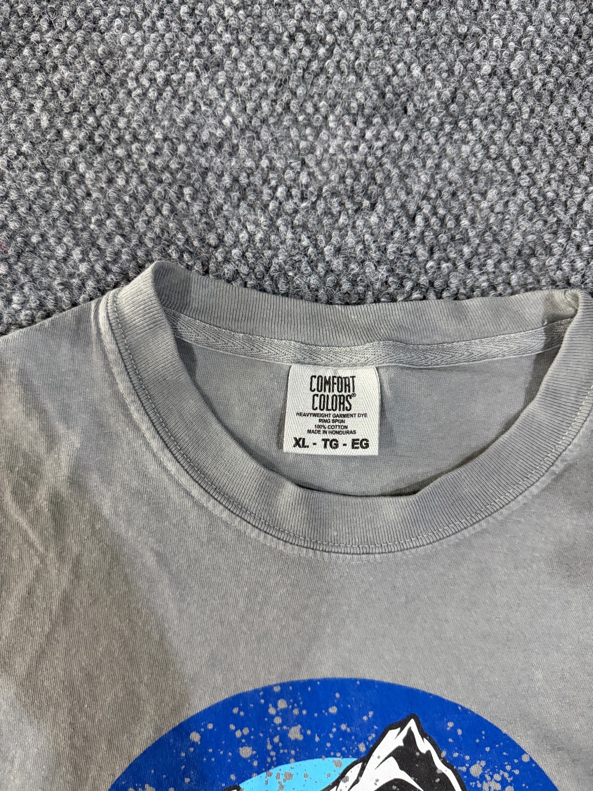 Comfort Colors t shirt mens xl gray mountain vertical reality graphic gallery