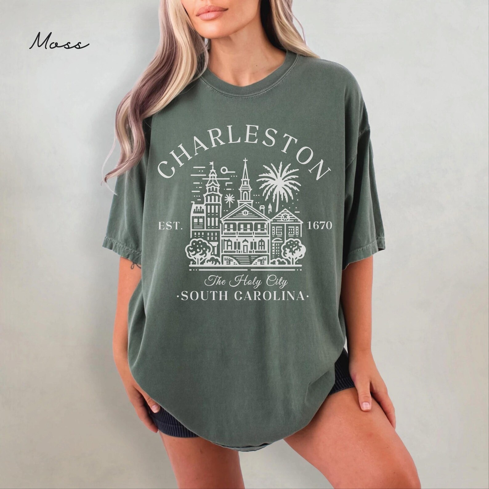 Charleston Unisex Shirt Travel Gift South Carolina Trip Lovers Souvenir Tee gallery