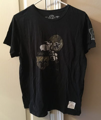 GORGEOUS NEW ORLEANS SAINTS RETRO SPORT BLACK PREMIUM T-SHIRT MENS WOMENS MEDIUM