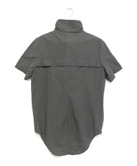 NU/KE OFF-NECK TECH NYLON CUTSEW Size: (SMALL)01 Men Gray