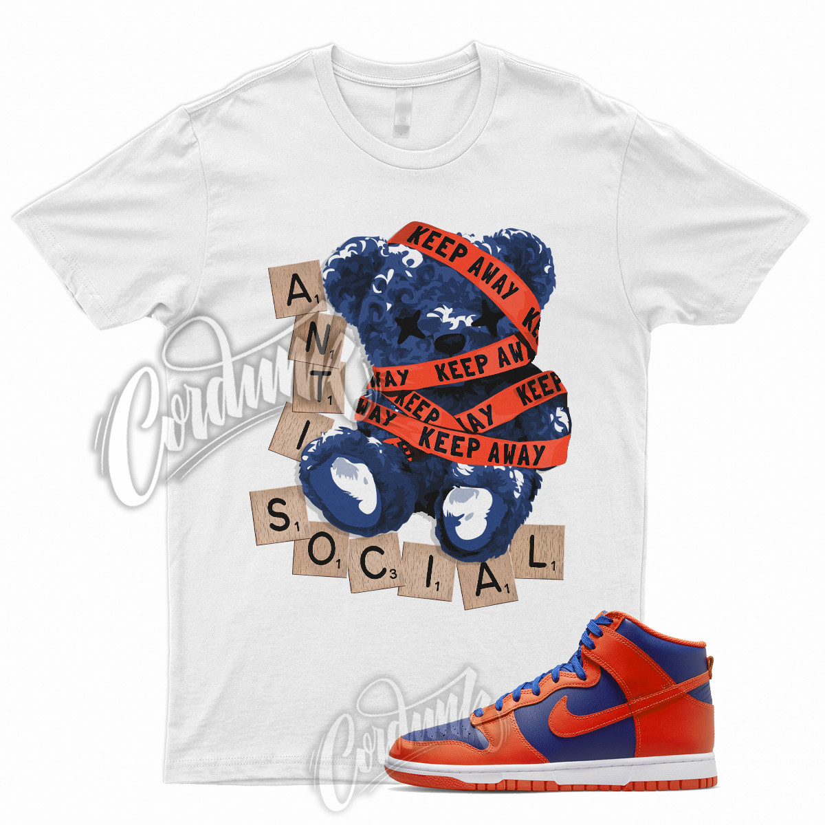 ANTI T Shirt for Dunk High Navy Orange Deep Royal Blue Knicks Vapormax 1 gallery
