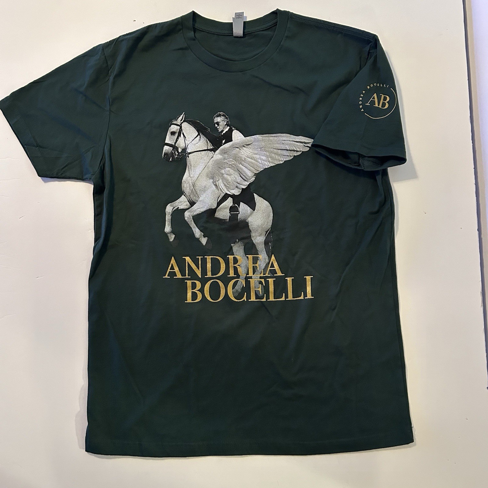Andrea Bocelli Pegasus 30th Anniversary T-Shirt Size Large gallery