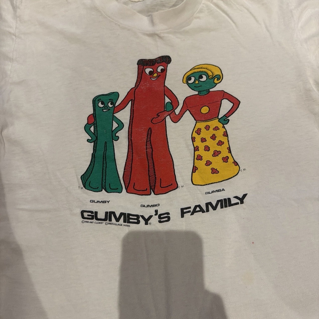 Vintage 80s “Gumby And Family” Single Stitch Tee Shirt gallery