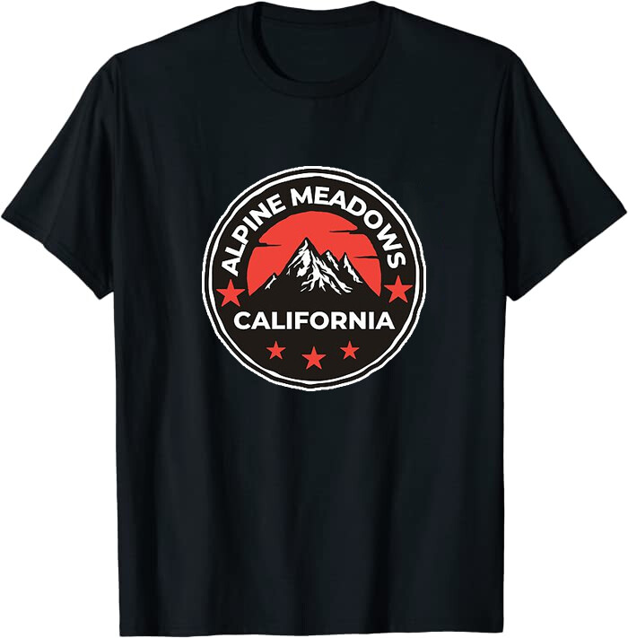 Alpine Meadows Ski Snowboard Mountain California Classic T-Shirt Size M to 3XL gallery
