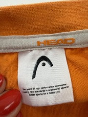 Head Shirt Mens Medium Orange Skyline Graphic Tee Scraper City Urban Tennis