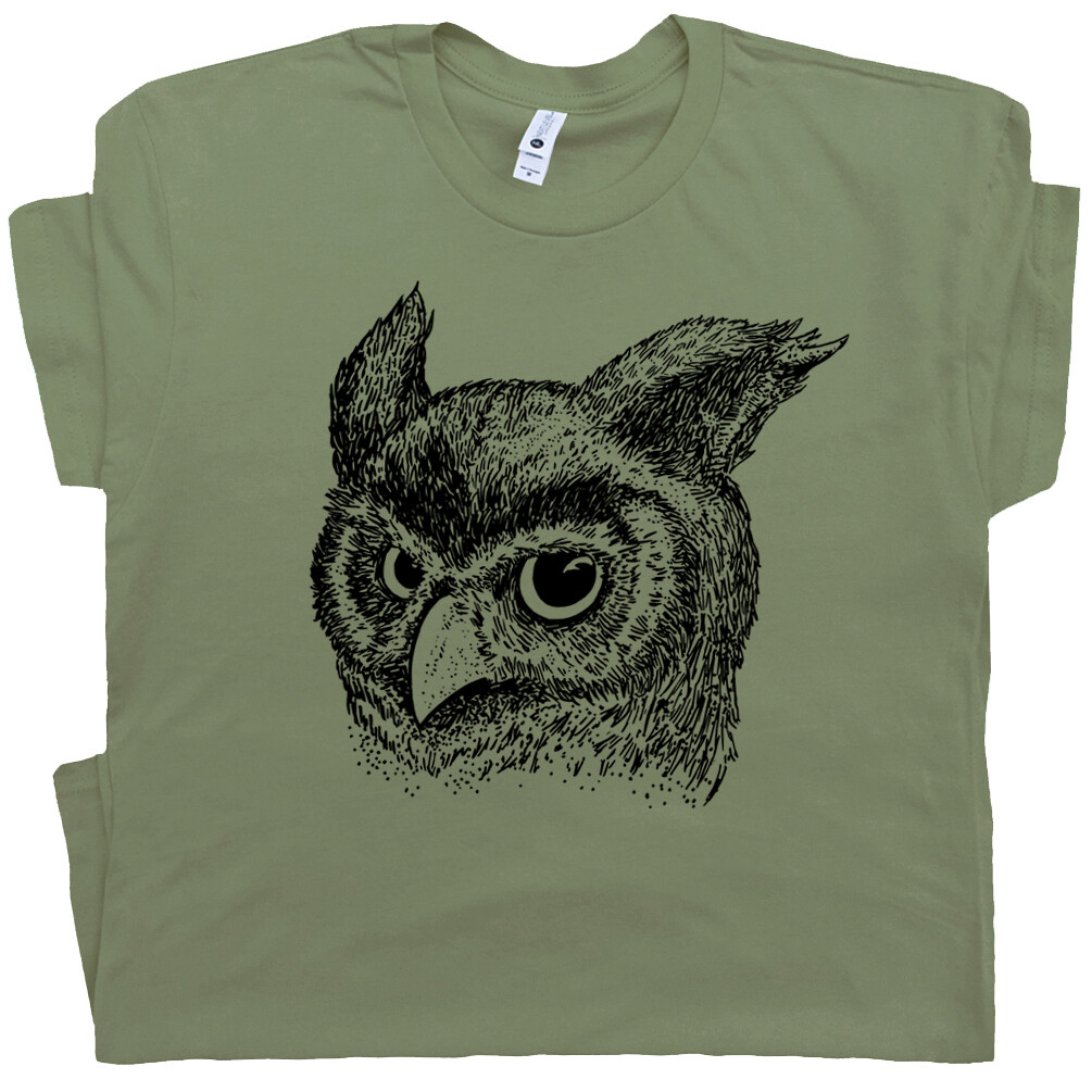 Owl T Shirt Cool Owl Graphic Shirts Woodsy Owl Tee Night Owl Vintage Hoot Owl gallery
