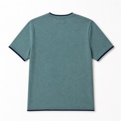Carbon2Cobalt Men’s Tee Teal Short Sleeve Cotton Stretch Size M
