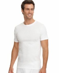 Christopher Hart Players CREW Neck Cotton T-Shirts White (2 -pack) Big and Tall