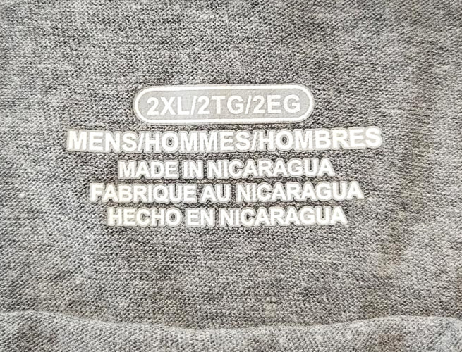 Men's NWOT Fanatics Long Sleeve Navy Blue/Gray Baseball T-Shirt Size 2XL gallery