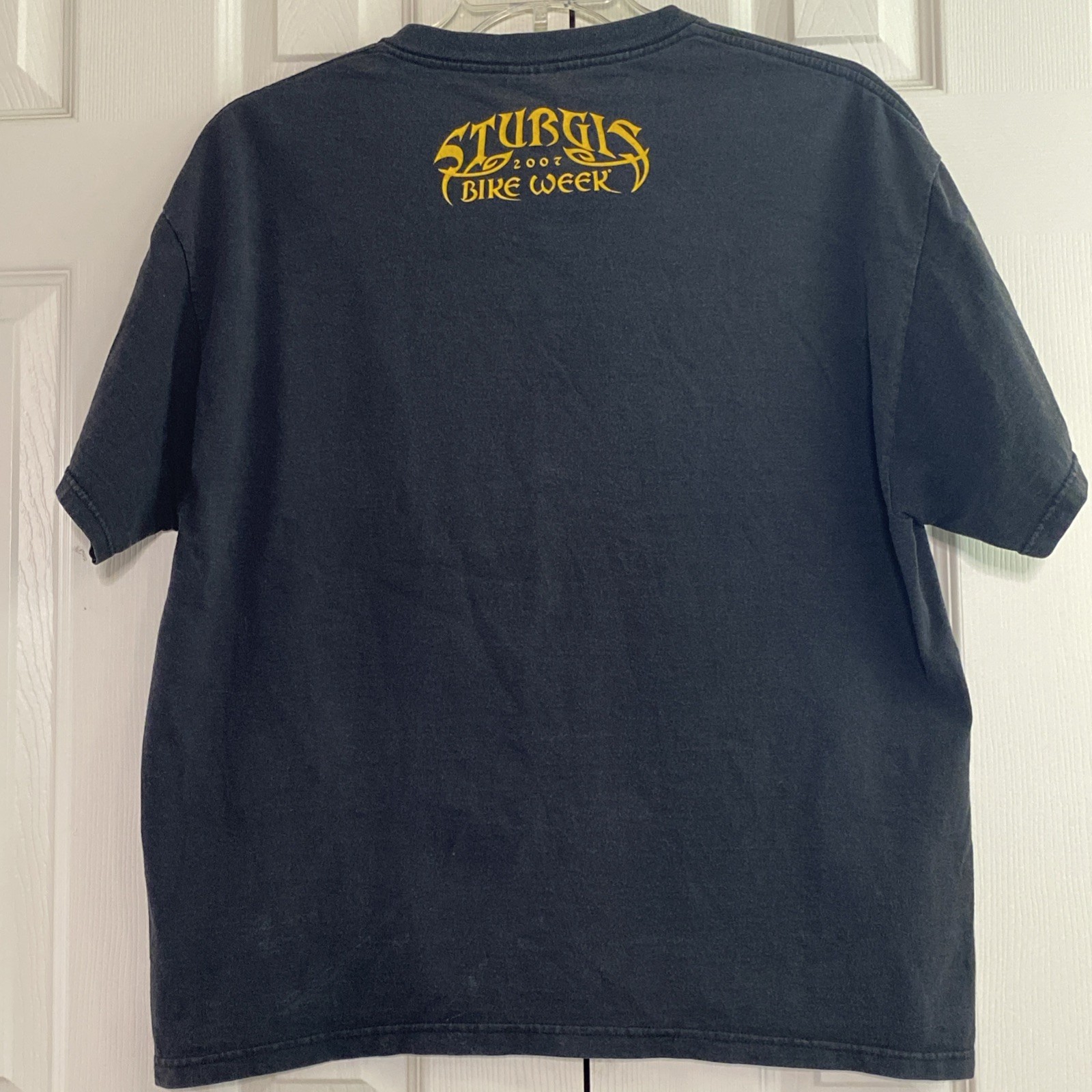 Vintage Sturgis shirt Mens XL Wolf pack graphic Bike Week 2007 Y2K short sleeve gallery