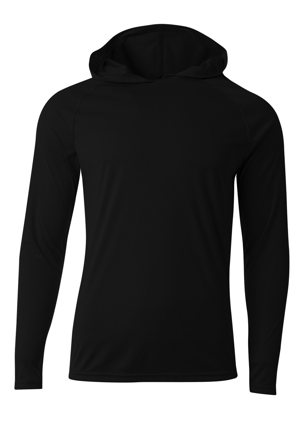 A4 Mens 4oz. Micro Poly Interlock Cooling Performance Hooded T-Shirt N3409 S-3XL gallery