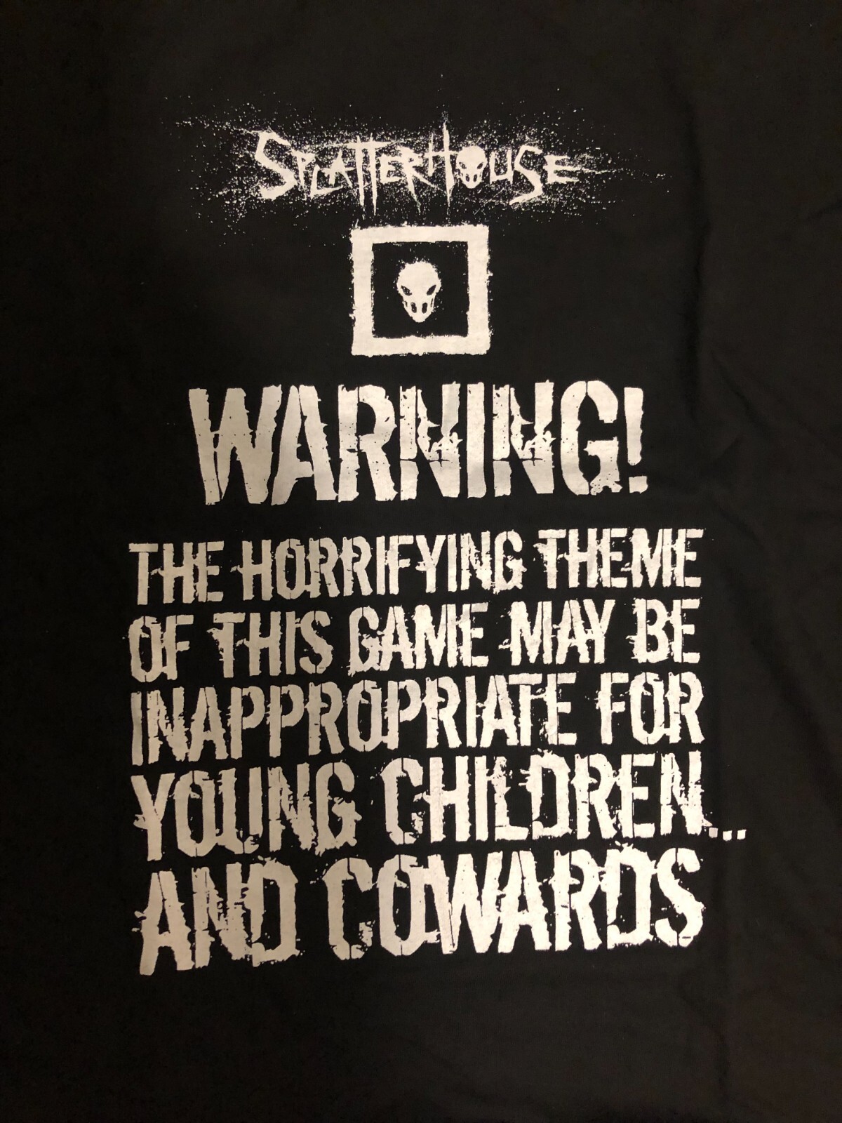 Rare Vintage Splatterhouse Promo T Shirt pre order bonus 2010 XL! New! gallery