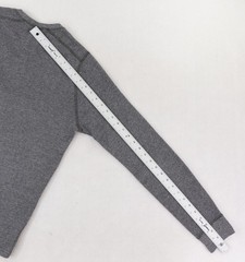 Wallace & Barnes Waffle Henley Shirt Men’s Medium Tall Gray Thermal Long Sleeve