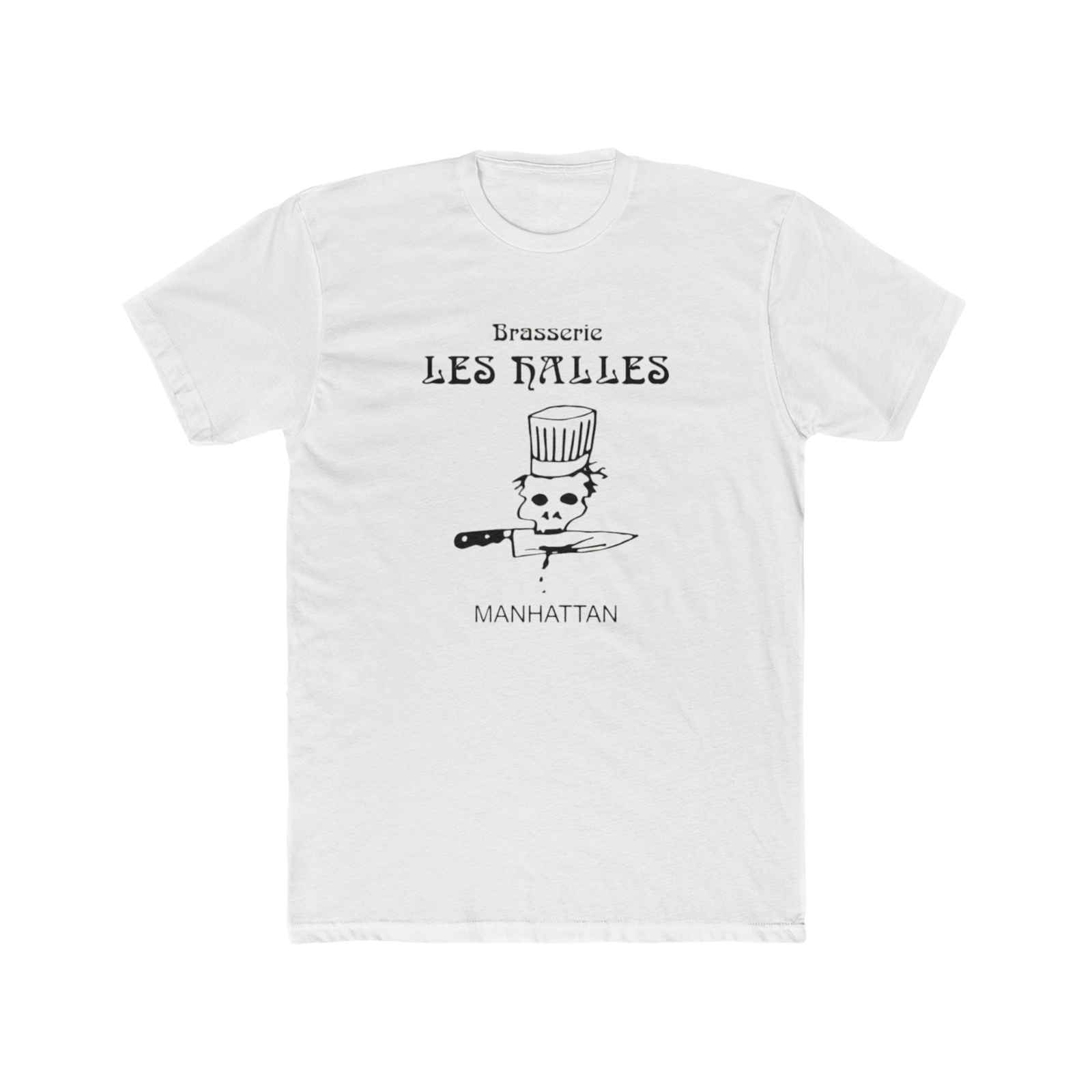 La Brassiere Les Halles New York city Restaurant Cotton Crew Tee