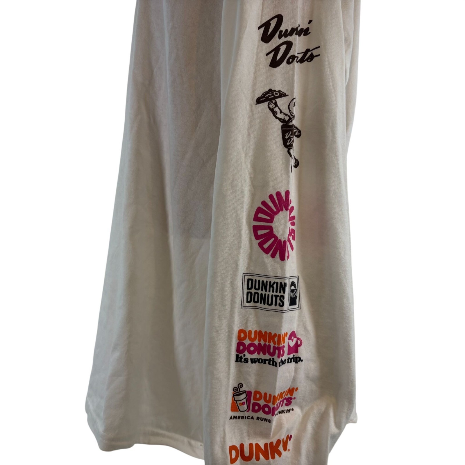 Dunkin Donuts T Shirt Mens Size 2XL White 75h Anniversary Coffee gallery