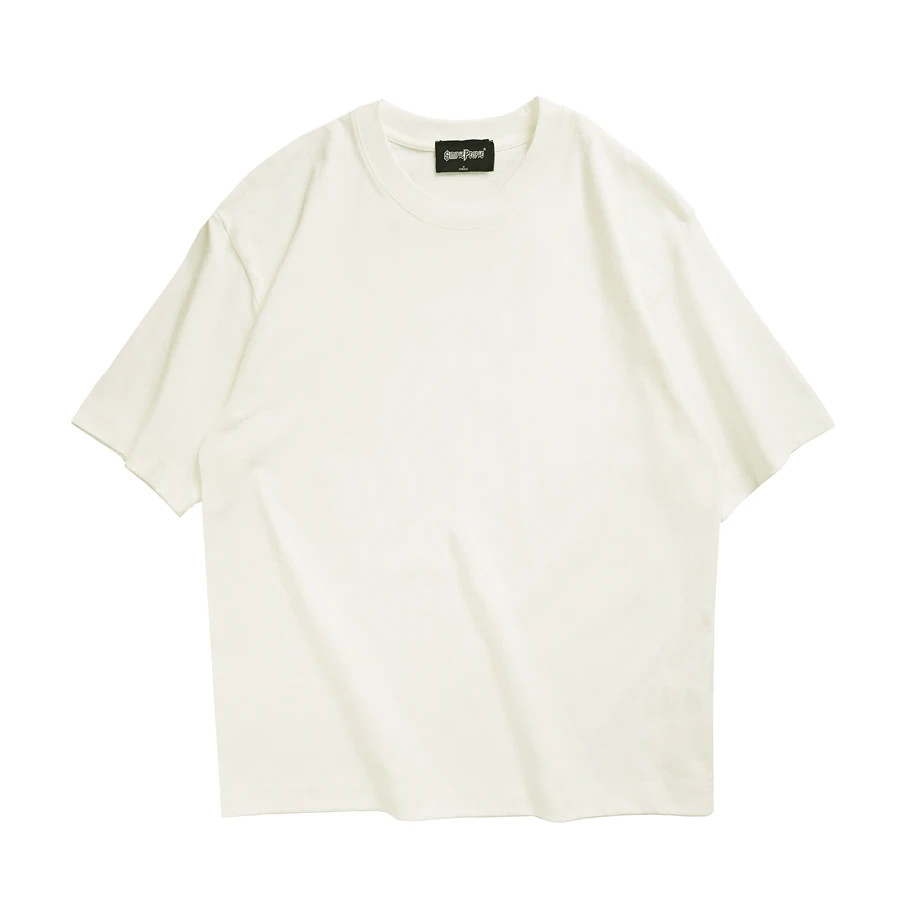 Oversized Heavyweight Multicolor T-Shirt Korean Streetwear Boxy Unisex Summer T