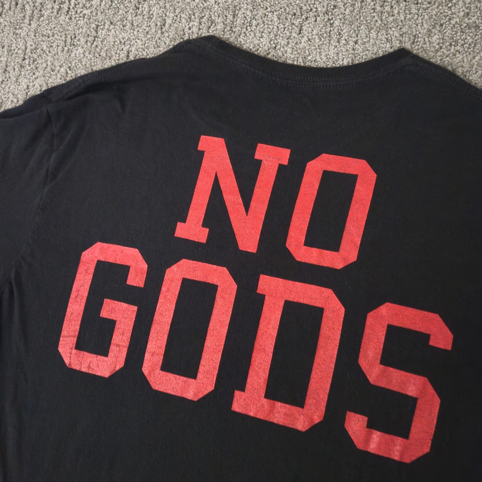 Black Craft II Cult No Gods Black T Shirt Men's Size M Grunge Dark Double-Sided gallery