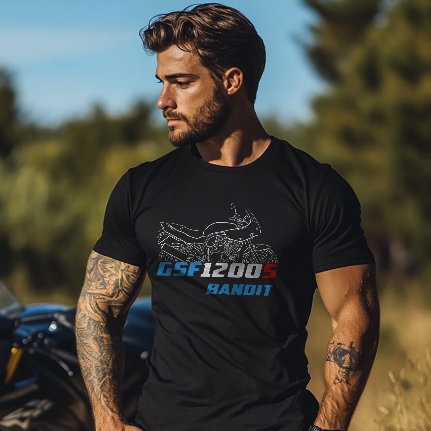 Suzuki GSF1200S Bandit 1996-2006 - Motorcycle T-Shirt for Riders gallery