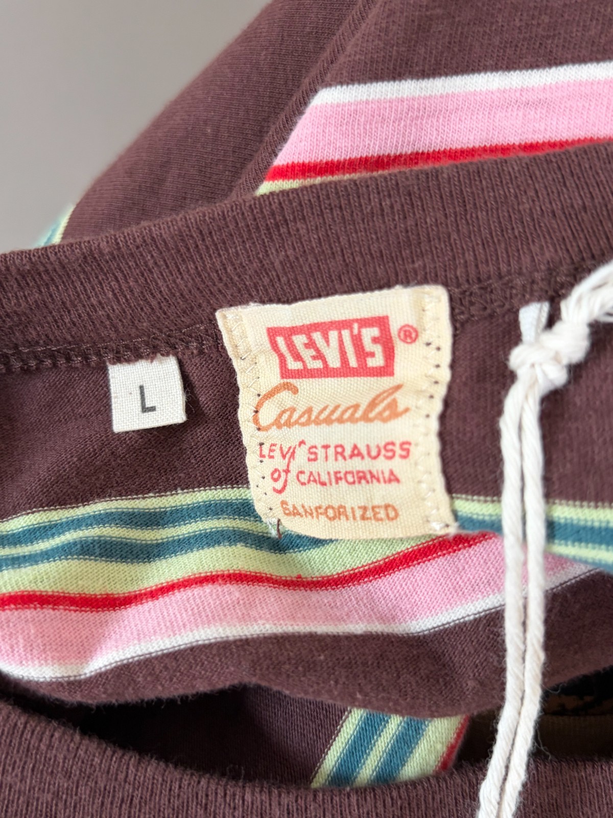 New LVC Levi's Vintage Clothing 1960's Casuals T-shirt Size LG SS20 Release gallery