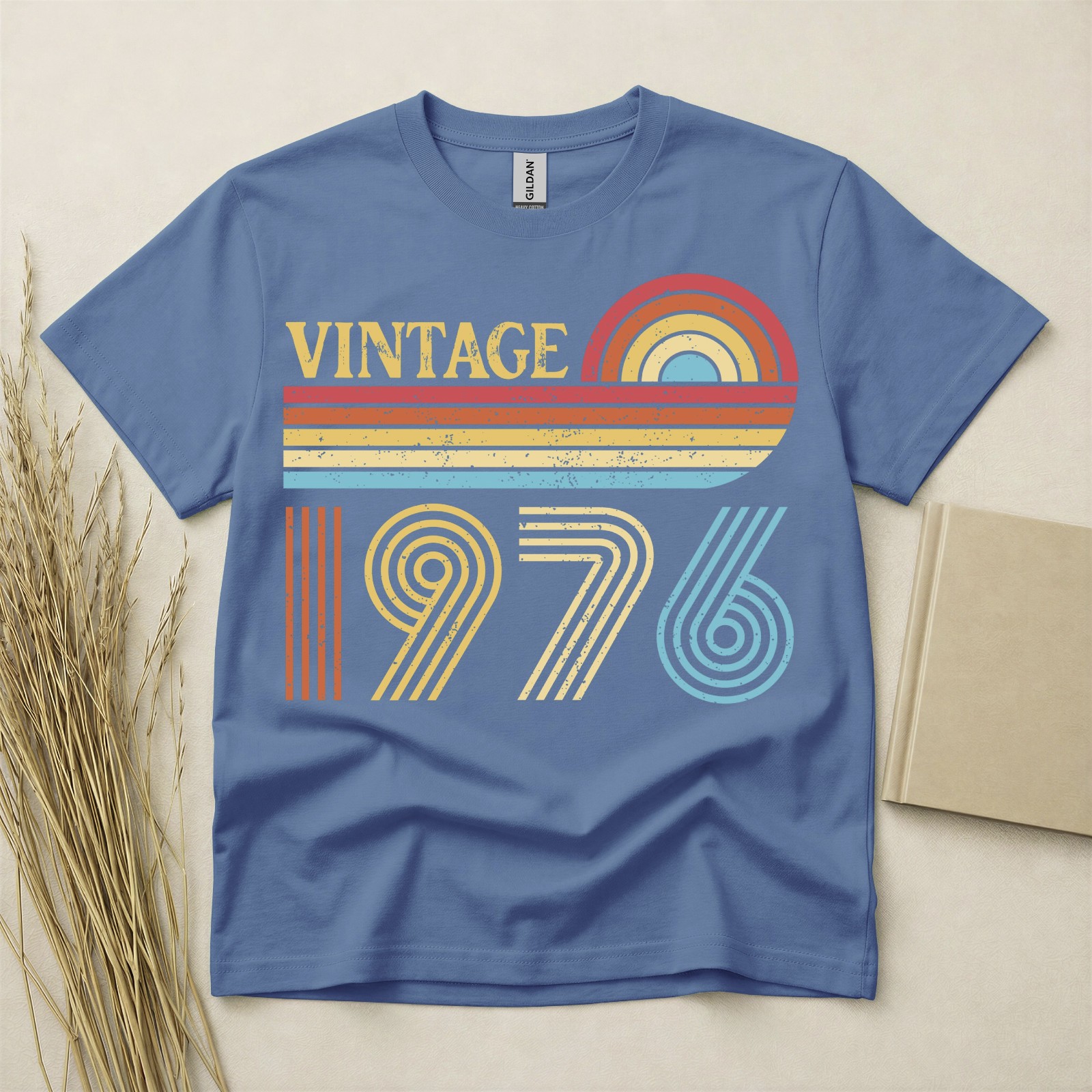 50th Birthday Shirt Born In 1976 50 Years Old Gifts Vintage Retro Style 1976 Tee gallery
