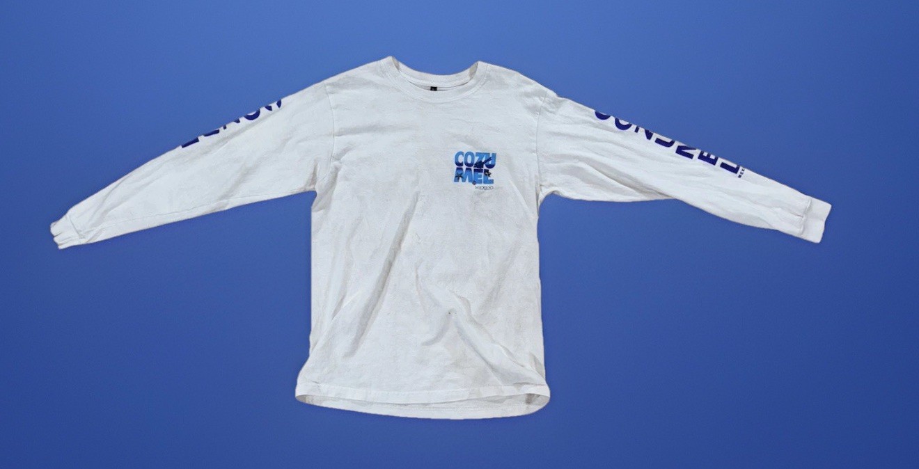 Cozumel Mexico Mens Long Sleeve T Shirt White Graphic Print Medium Scuba Diving gallery