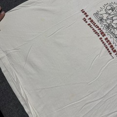 VTG 90s RARE Philippine Revolution Double Sided Mens Tshirt Sz XL Single Stitch