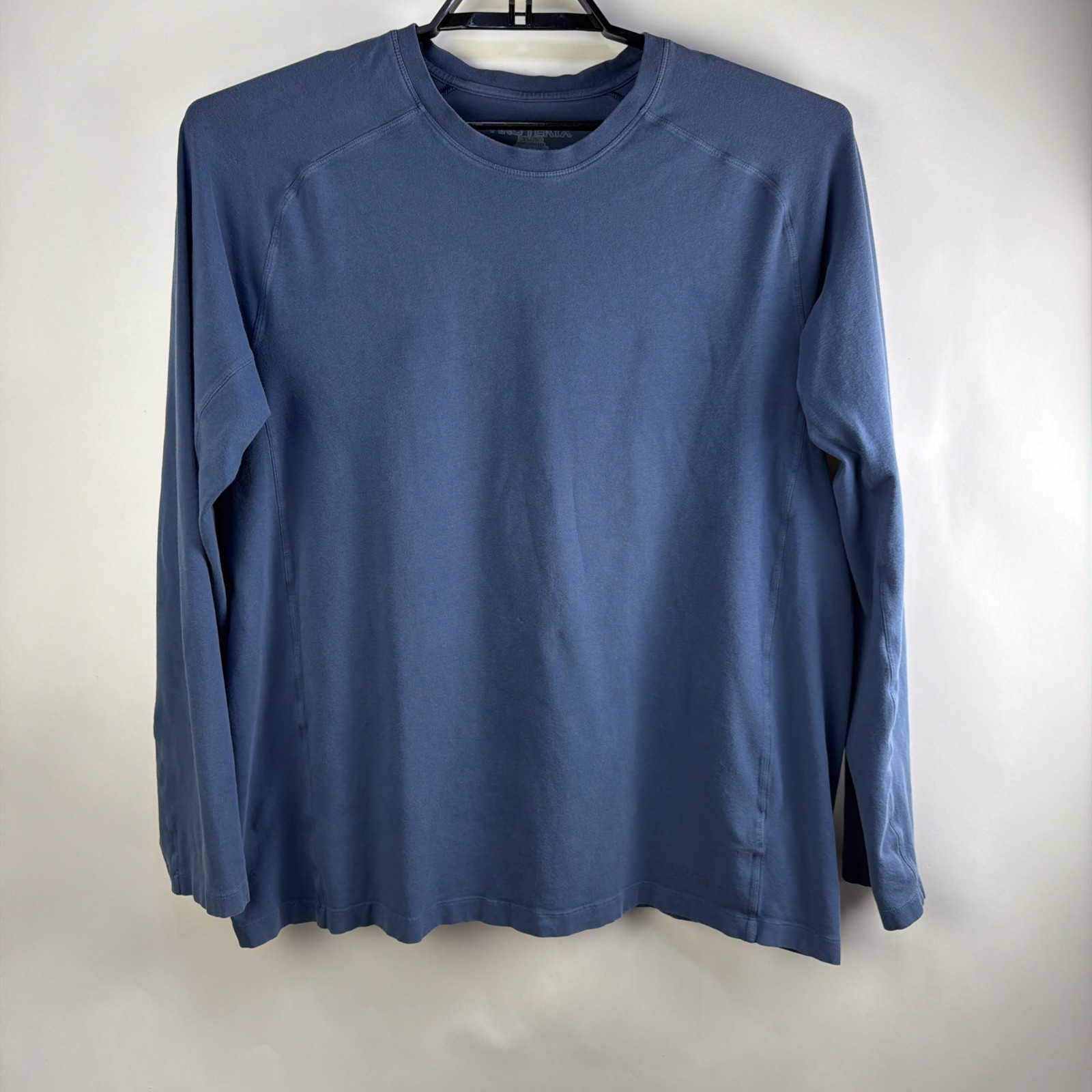 Arc'teryx Shirt Mens XL Blue Raglan Long Sleeve Cotton Blend T-Shirt Base Layer gallery