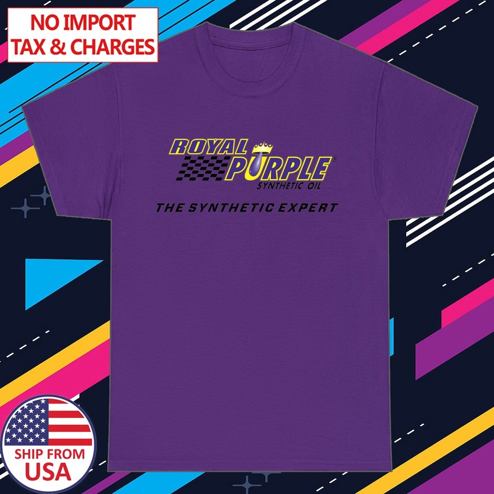 Royal Purple Synthetic Oil Men’s Purple Size S-5XL
