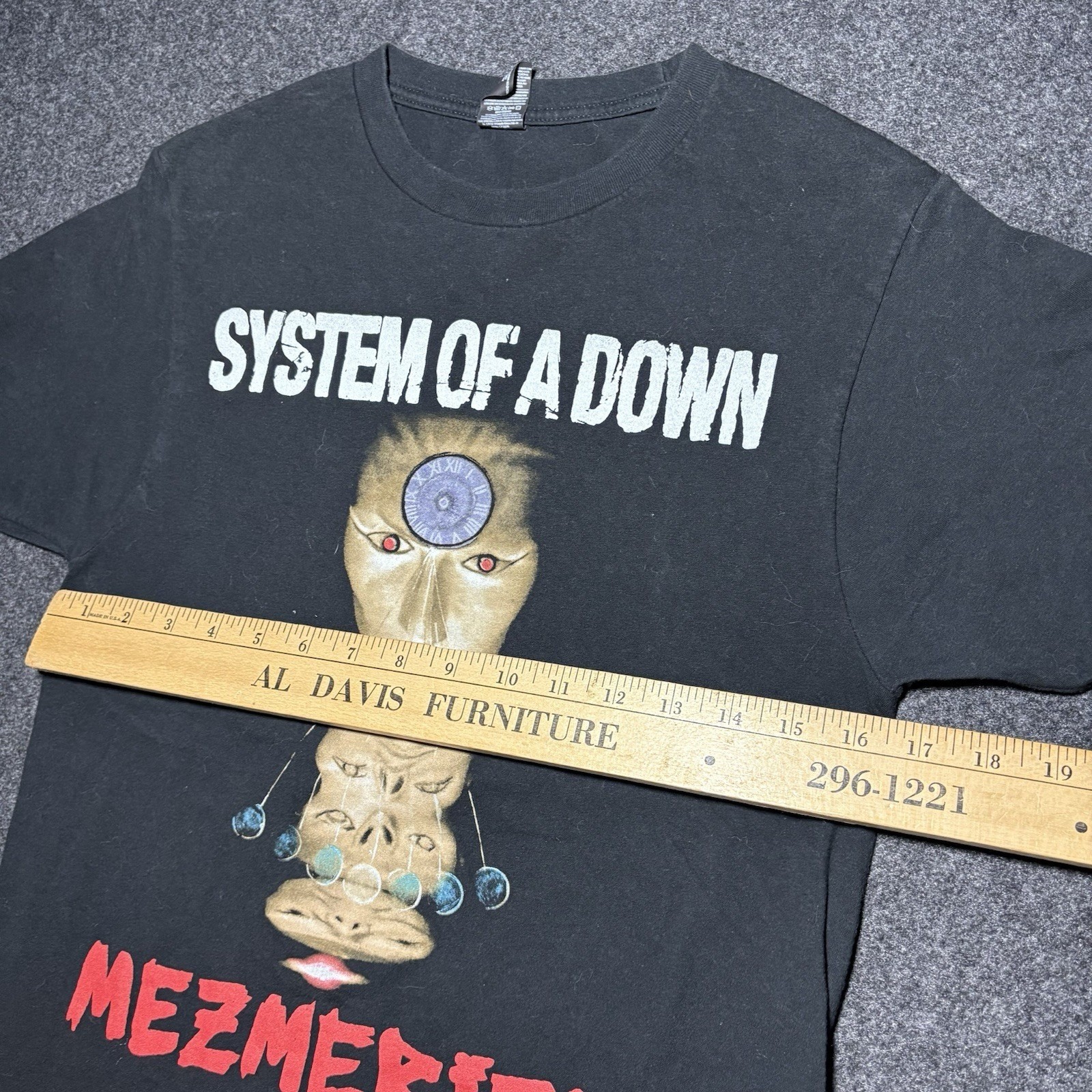 System Of A Down Mesmerize T-Shirt Black Short Sleeve Small Metal Band Merch gallery