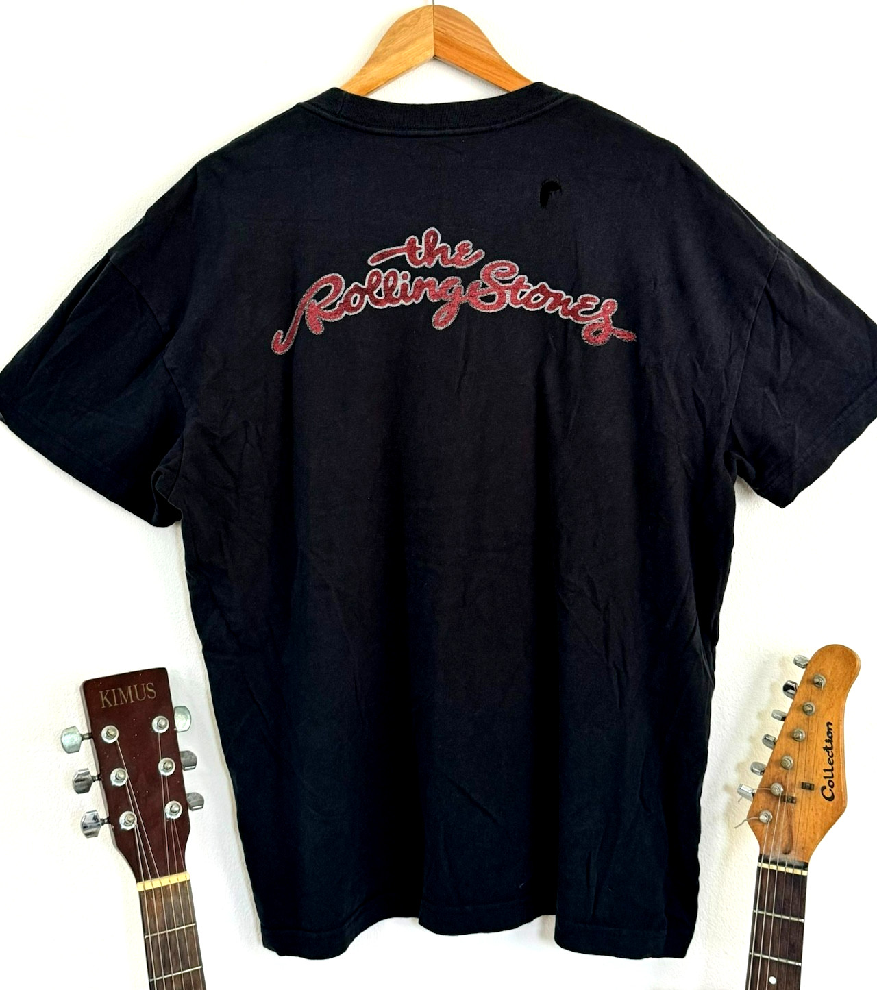 Abercrombie The Rolling Stones Spiky Tongue T-Shirt Mens XL Distressed Grunge gallery