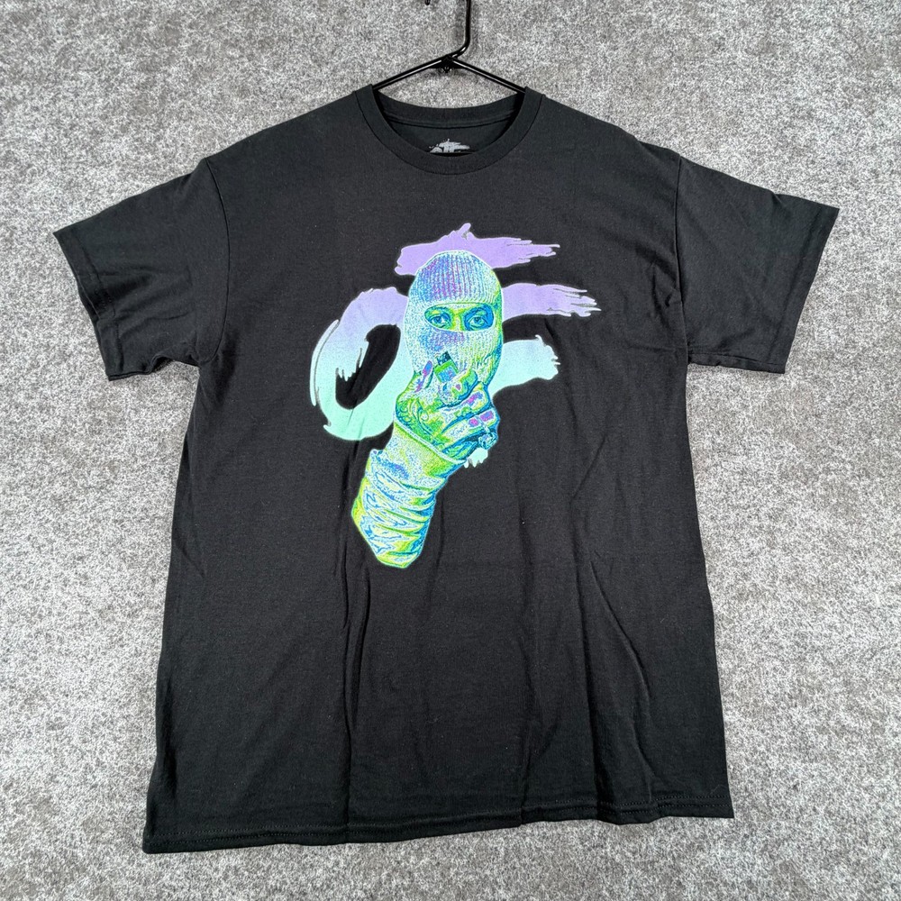 OTF T Shirt Mens Large Black Durk Devontay Banks Hip Hop Rapper Graphic Print