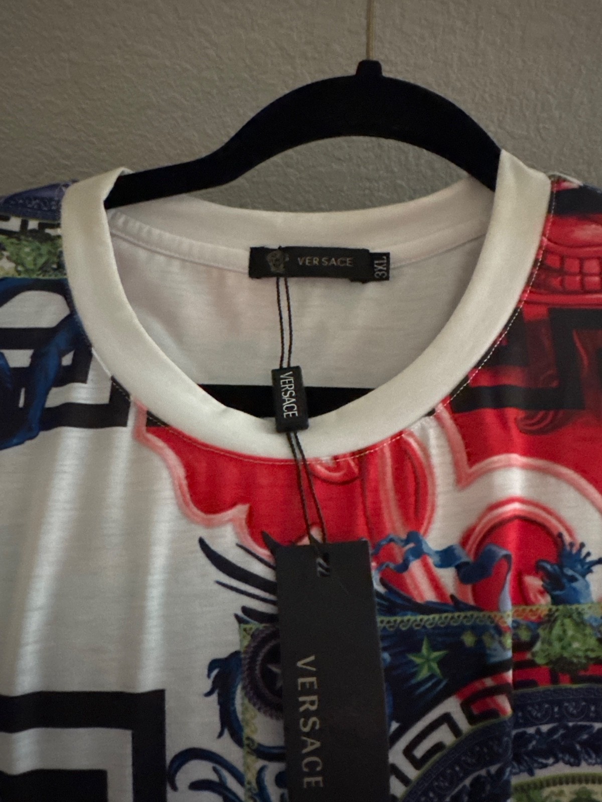 versace medusa t shirt men 3xl gallery