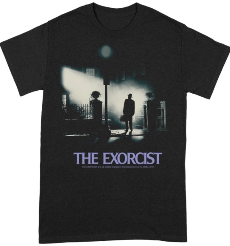 The Exorcist Poster X-Large Black T-Shirt unisex official licensed merchandise gallery