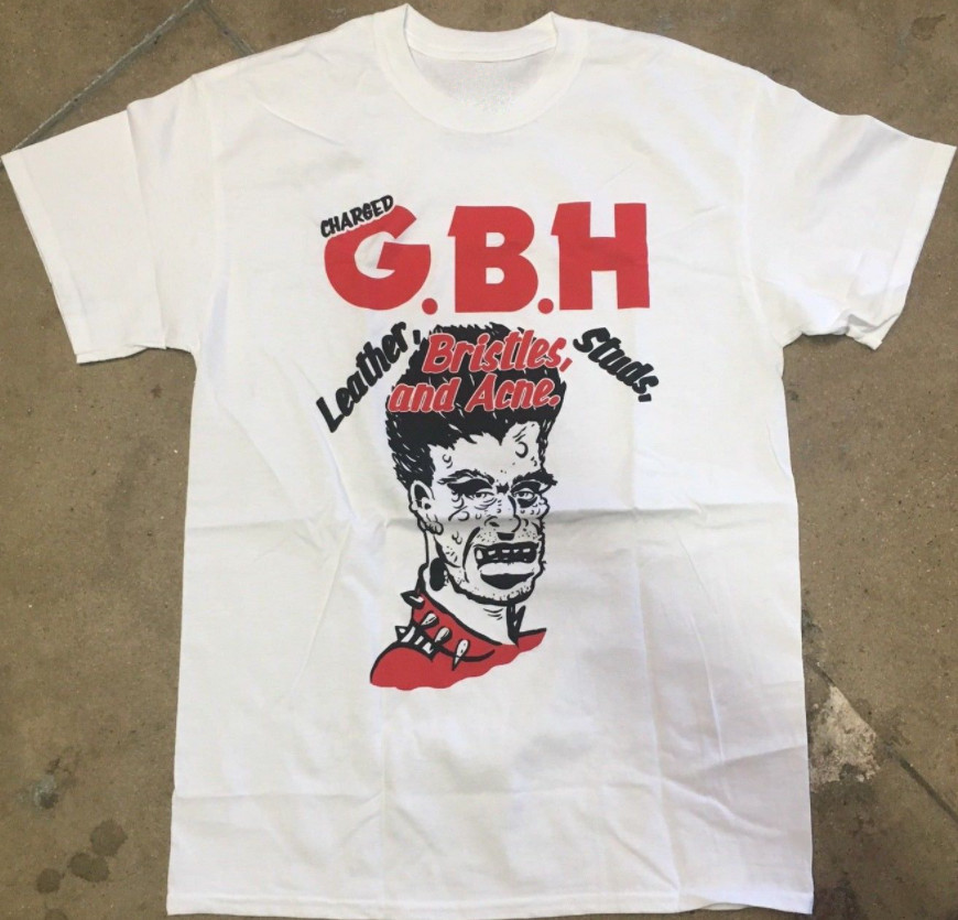 Vintage Charged GBH Heavy Cotton White All Size Unisex Tee Shirt JU201 gallery