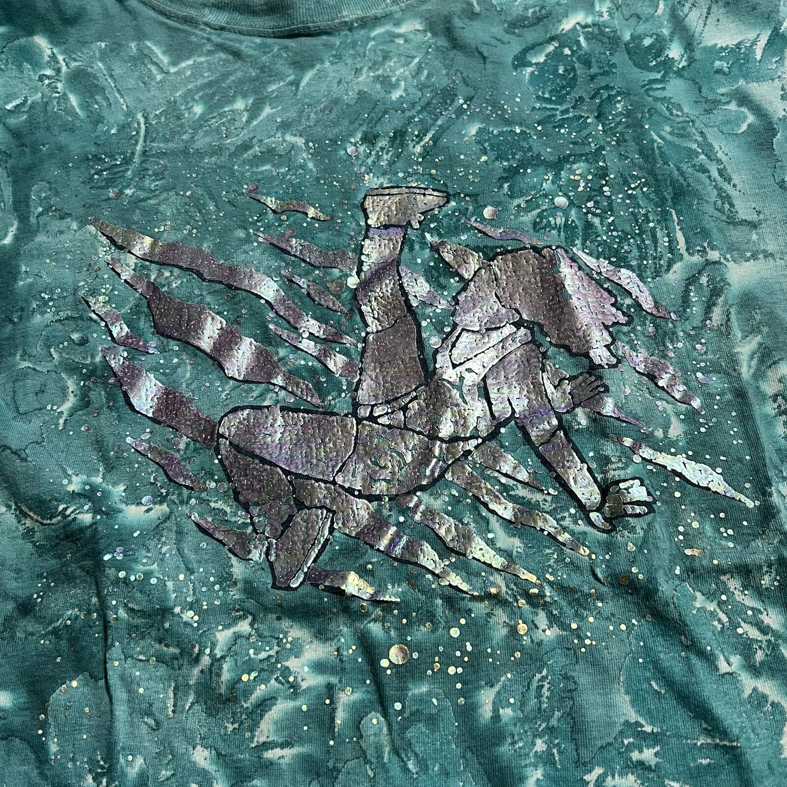 Vintage Silver Screen T's Shirt Breakdance Dance Music Men's Shirt OSFA Tie Dye gallery