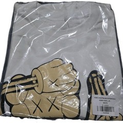 KAWS Skeleton NEW FICTION Bone Graphic Cotton T-Shirt Men X-Large