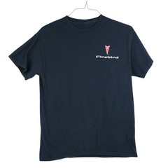 Johny Rockstar Pontiac Firebird Graphic T-Shirt BH Black Flame Muscle Car Small