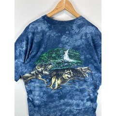 Vintage Rainforest Cafe Wolf Nature Graphic Tee Size XXL Front & Back Graphics
