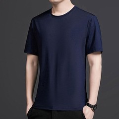 High Stretch and Breathable Men’s Ice Silk Quick Dry Sports Top for Summer