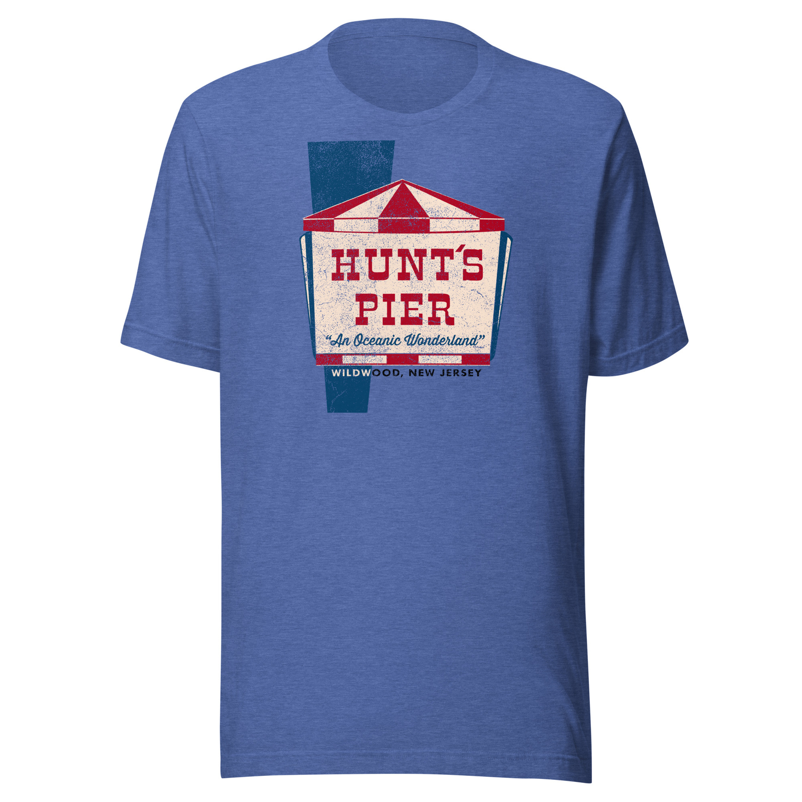 Hunt's Pier T-Shirt - Wildwood, NJ | Retro Jersey Shore Theme Park Tee gallery
