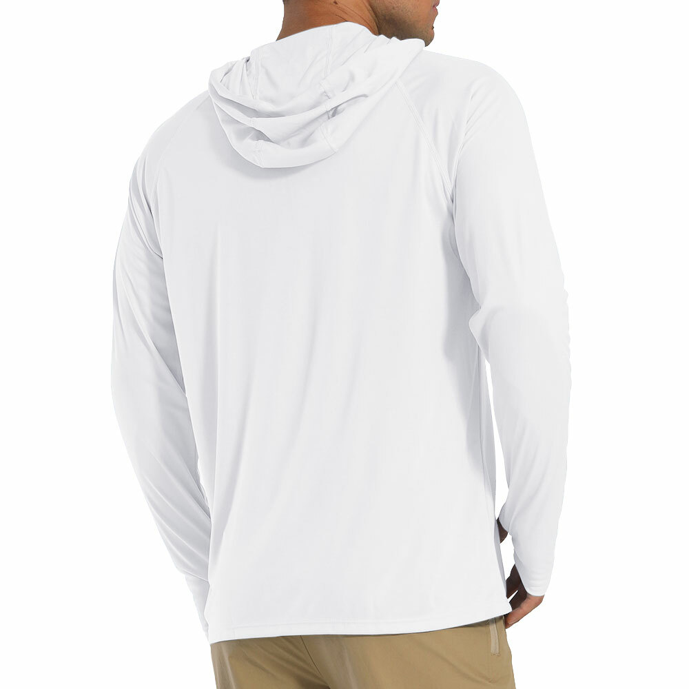 Men's UPF 50+ Hoodie Long Sleeve Sun Protection T-Shirt Outdoor Performance Tops gallery