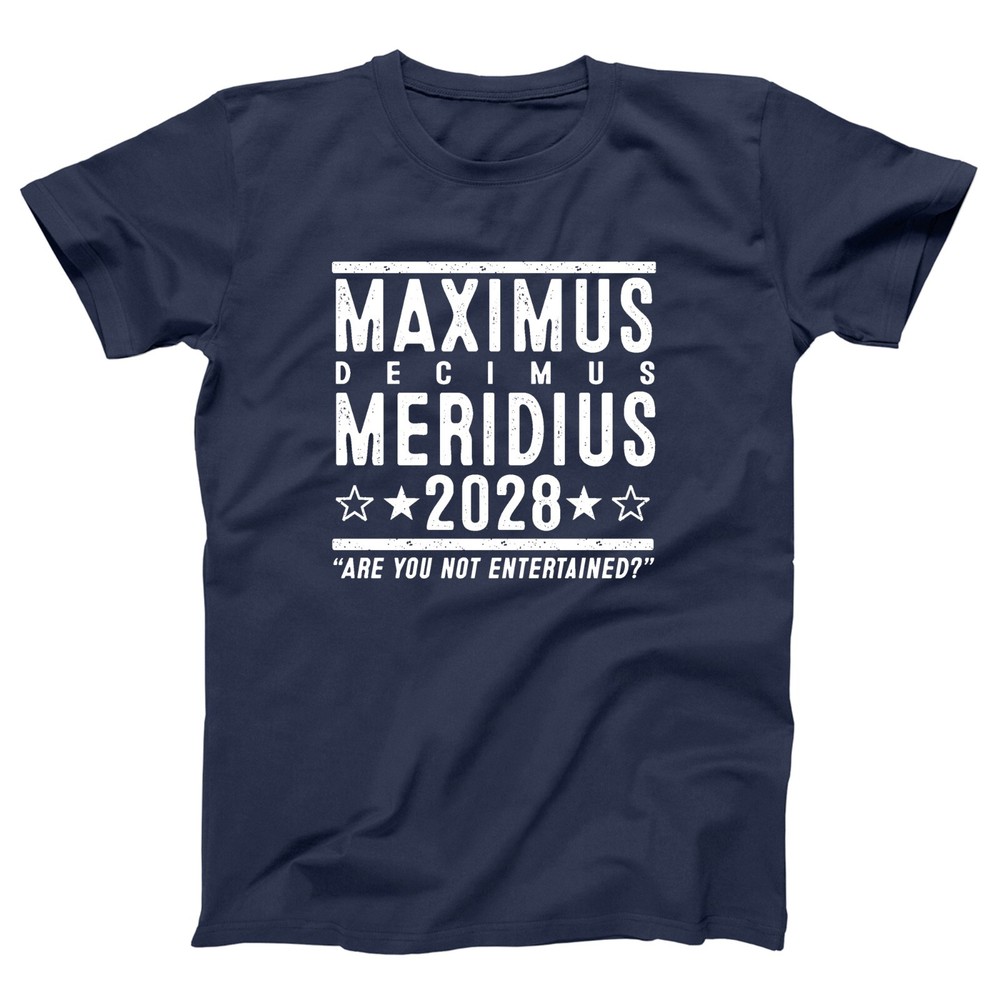 Maximus 2028 Election – funny gladiator roman movie Xs-5x Unisex Soft Tshirt